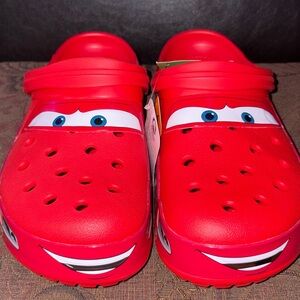 CROCS Red Lightning McQueen Kids' Clog Slip-Ons